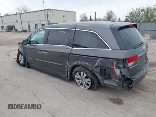 2014 Honda Odyssey EX-L with VIN 5FNRL5H62EB006346, listed as a IAAI auction lot 42061591 with 179,994 mi miles and . Bid and sale history available at DreamBid. Image 3.
