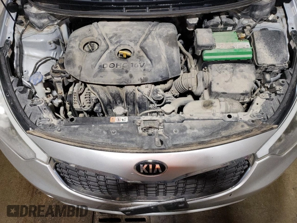 2014 Kia Forte LX with VIN KNAFX4A64E5243348, listed as a Copart auction lot 51270605 with 110,241 mi miles and Salvage Title. Bid and sale history available at DreamBid. Image 11.
