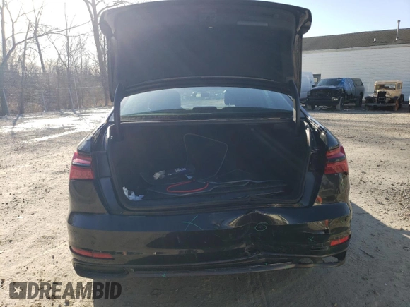 2019 Audi A6 Premium Plus with VIN WAUE8AF25KN121607, listed as a Copart auction lot 48273544 with 57,002 mi miles. Bid and sale history available at carsss.com. Image 6.