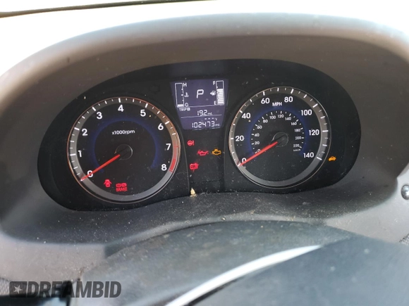 2016 Hyundai Accent SE with VIN KMHCT5AE9GU279863, listed as a Copart auction lot 53828755 with 102,473 mi miles and Clean Title. Bid and sale history available at carsss.com. Image 9.