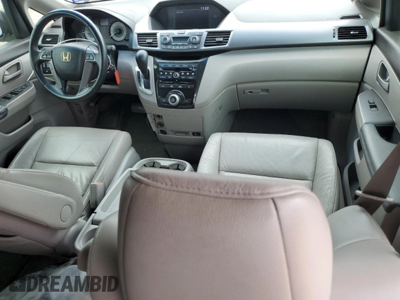 2011 Honda Odyssey EX-L with VIN 5FNRL5H63BB098207, listed as a Copart auction lot 55245875 with 127,197 mi miles and Salvage Title. Bid and sale history available at DreamBid. Image 9.