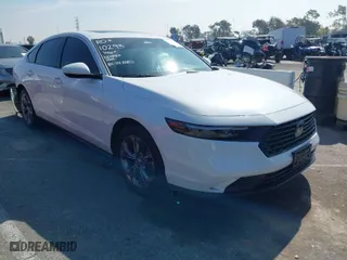 2024 Honda Accord Sedan EX with VIN 1HGCY1F34RA044668, listed as a IAAI auction lot 41620587 with 8,936 mi miles. Bid and sale history available at carsss.com. Image 1.