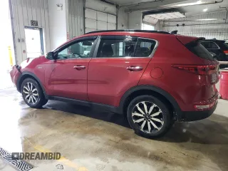 2018 Kia Sportage EX with VIN KNDPNCAC1J7446998, listed as a Copart auction lot 48864255 with 90,304 mi miles and Salvage Title. Bid and sale history available at carsss.com. Image 2.