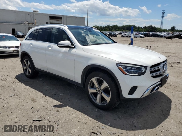 2020 Mercedes-Benz GLC 300 with VIN WDC0G8EB2LF723901, listed as a Copart auction lot 61234725 with 44,080 mi miles and Salvage title. Bid and sale history available at DreamBid. Image 4.