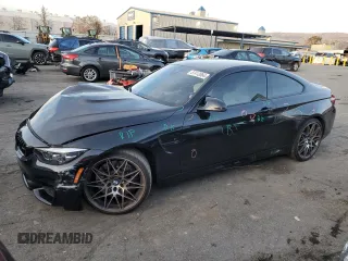 2020 BMW M4 with VIN WBS4Y9C04LAH83053, listed as a Copart auction lot 87412064 with 48,474 mi miles and Salvage Title. Bid and sale history available at carsss.com. Image 1.