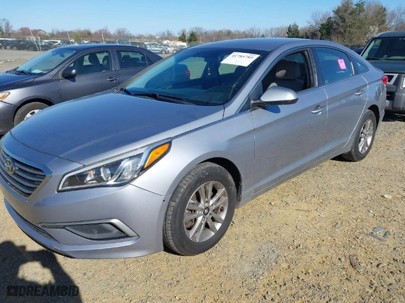 2017 Hyundai Sonata SE with VIN 5NPE24AF6HH537318, listed as a IAAI auction lot 41785789 with 115,013 mi miles. Bid and sale history available at carsss.com. Image 2.
