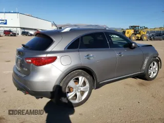 2010 Infiniti FX35 with VIN JN8AS1MWXAM857184, listed as a Copart auction lot 73210314 with 133,993 mi miles and Salvage Title. Bid and sale history available at carsss.com. Image 3.