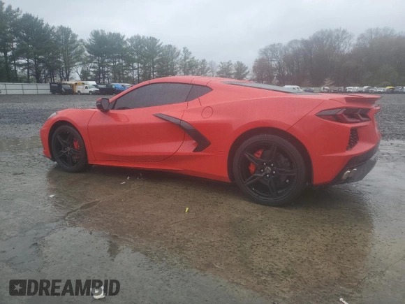 2024 Chevrolet Corvette 1LT with VIN 1G1YA2D44R5113077, listed as a Copart auction lot 52700285 with 3,406 mi miles and Salvage title. Bid and sale history available at DreamBid. Image 2.