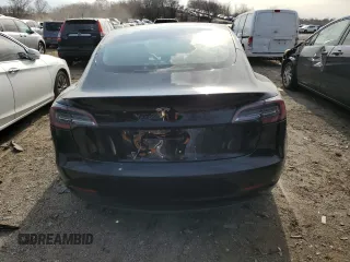 2018 Tesla Model 3 Long Range Battery with VIN 5YJ3E1EAXJF015971, listed as a Copart auction lot 47743665 with 94,064 mi miles and Salvage Title. Bid and sale history available at DreamBid. Image 6.