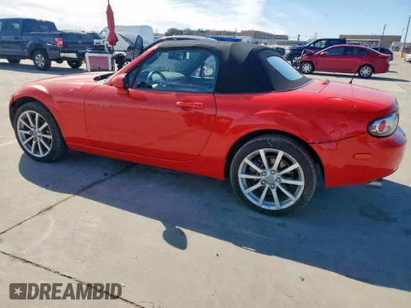 2006 Mazda MX-5 Miata Grand Touring with VIN JM1NC25F860107442, listed as a Copart auction lot 47241795 with 144,661 mi miles and Salvage title. Bid and sale history available at DreamBid. Image 2.