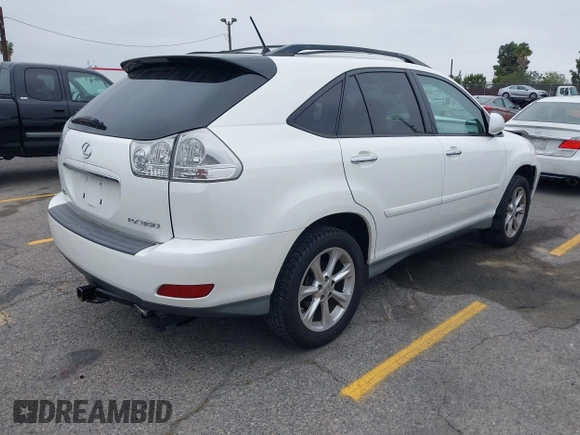2008 Lexus RX 350 with VIN 2T2GK31U48C048352, listed as a IAAI auction lot 42044323 with Not Provided miles and . Bid and sale history available at DreamBid. Image 4.