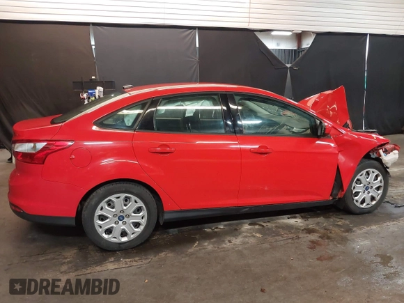 2012 Ford Focus SE with VIN 1FAHP3F20CL299541, listed as a IAAI auction lot 41948301 with 133,133 mi miles. Bid and sale history available at carsss.com. Image 14.