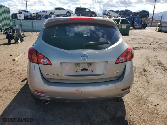 2010 Nissan Murano S with VIN JN8AZ1MUXAW004072, listed as a Copart auction lot 48004365 with 106,234 mi miles and Salvage Title. Bid and sale history available at carsss.com. Image 6.