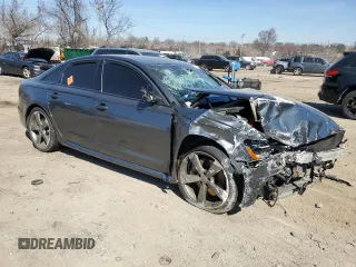 2014 Audi A6 Prestige z VIN WAUHGAFC9EN011544, wystawiony jako Copart lot #48683895 z przebiegiem Nie podano mil oraz Szkoda całkowita • Salvage title. Historia ofert i sprzedaży dostępna na DreamBid. Obrazek 4.