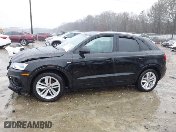 2018 Audi Q3 Premium with VIN WA1ECCFS1JR027495, listed as a IAAI auction lot 41568539 with 91,100 mi miles. Bid and sale history available at carsss.com. Image 14.