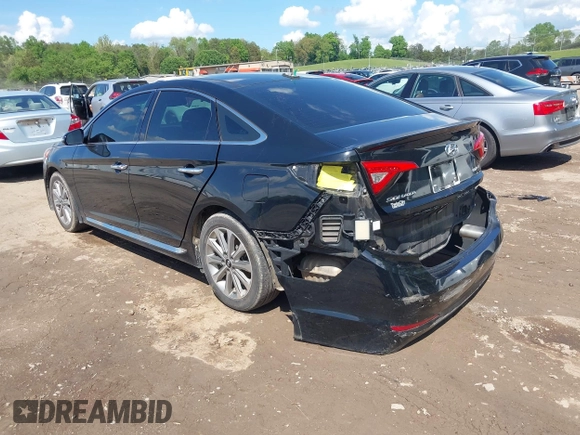 2016 Hyundai Sonata Sport with VIN 5NPE34AF2GH277530, listed as a IAAI auction lot 42096634 with 116,097 mi miles and . Bid and sale history available at DreamBid. Image 3.