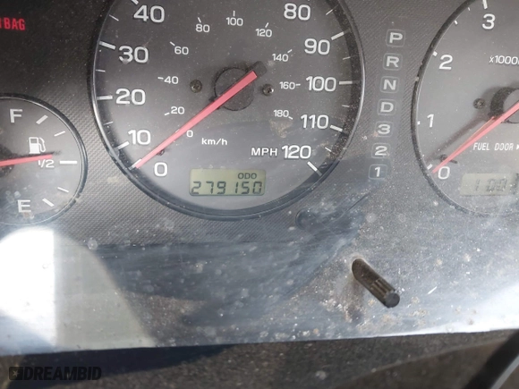 2000 Subaru Legacy Wagon Outback w/GB Equip with VIN 4S3BH6755Y6618462, listed as a IAAI auction lot 41801341 with 279,150 mi miles. Bid and sale history available at carsss.com. Image 15.
