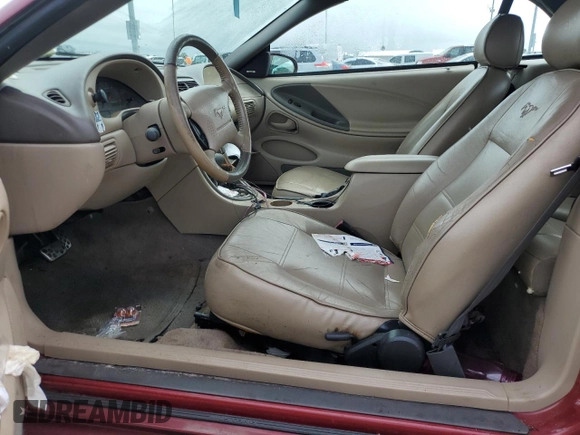 2004 Ford Mustang Deluxe with VIN 1FAFP44484F115156, listed as a Copart auction lot 75246024 with 0 mi miles and Non Repairable. Bid and sale history available at carsss.com. Image 7.