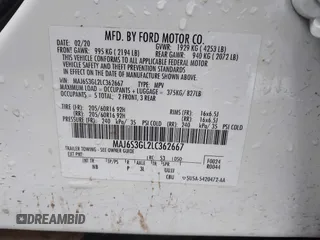 2020 Ford EcoSport SE with VIN MAJ6S3GL2LC362667, listed as a IAAI auction lot 41510765 with 76,311 mi miles and . Bid and sale history available at DreamBid. Image 9.