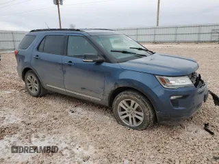 2018 Ford Explorer XLT with VIN 1FM5K8D81JGC06950, listed as a Copart auction lot 41801715 with 148,400 mi miles and Salvage Title. Bid and sale history available at DreamBid. Image 4.