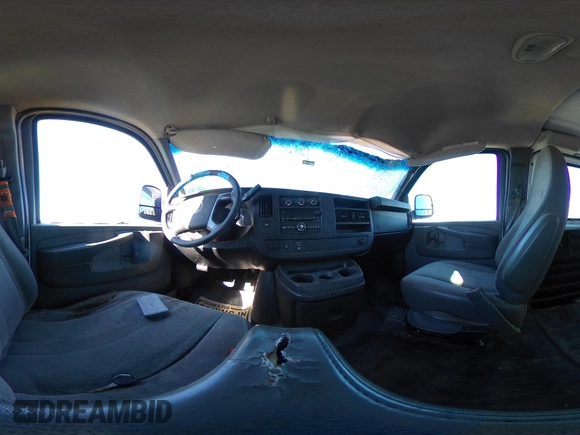 2011 Chevrolet Express Cargo Van with VIN 1GCWGGCA5B1112860, listed as a IAAI auction lot 41861159 with 533,977 mi miles. Bid and sale history available at carsss.com. Image 19.