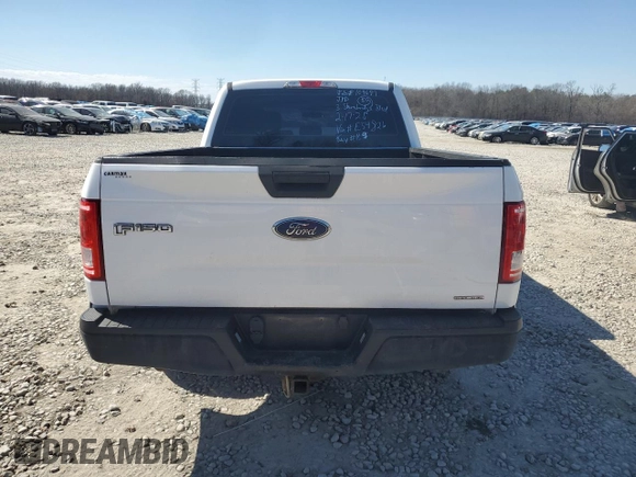 2016 Ford F-150 XL with VIN 1FTEW1CF4GKE54826, listed as a Copart auction lot 46658395 with 142,379 mi miles and Salvage Title. Bid and sale history available at carsss.com. Image 6.