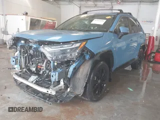 2022 Toyota RAV4 Hybrid SE with VIN 4T3T6RFV3NU089343, listed as a IAAI auction lot 41223554 with 50,589 mi miles and . Bid and sale history available at DreamBid. Image 17.