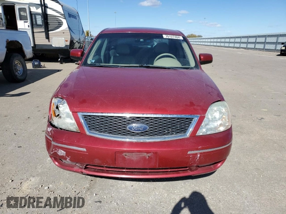 2006 Ford Five Hundred SEL with VIN 1FAFP24126G185999, listed as a Copart auction lot 76127404 with 167,624 mi miles and Salvage Title. Bid and sale history available at carsss.com. Image 5.