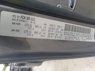 2020 Jeep Cherokee Latitude Plus z VIN 1C4PJMLB0LD536976, wystawiony jako IAAI lot #42244708 z przebiegiem 116 228 mil mil oraz . Historia ofert i sprzedaży dostępna na DreamBid. Obrazek 9.
