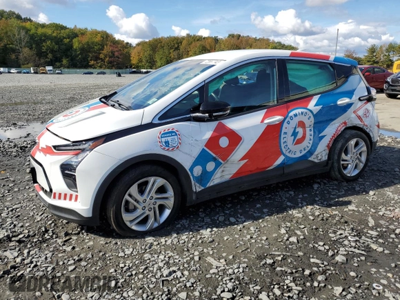 2023 Chevrolet Bolt EV 1LT with VIN 1G1FW6S05P4110451, listed as a Copart auction lot 50288915 with 7,760 mi miles and Salvage Title. Bid and sale history available at carsss.com. Image 1.