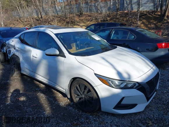 2021 Nissan Sentra SV with VIN 3N1AB8CV3MY321680, listed as a IAAI auction lot 41875810 with 58,473 mi miles and . Bid and sale history available at DreamBid. Image 1.