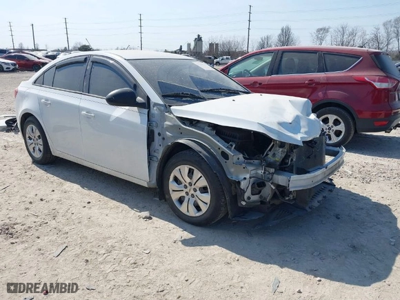 2015 Chevrolet Cruze LS with VIN 1G1PA5SH7F7259475, listed as a IAAI auction lot 41780105 with 108,998 mi miles. Bid and sale history available at carsss.com. Image 1.