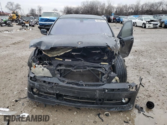 2008 BMW 7 Series 750i with VIN WBAHL83528DT89581, listed as a Copart auction lot 43146275 with Not Provided miles and Salvage Title. Bid and sale history available at DreamBid. Image 5.
