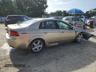 2004 Acura TL with VIN 19UUA66274A022749, listed as a Copart auction lot 48328425 with 164,501 mi miles and Non Repairable. Bid and sale history available at carsss.com. Image 3.