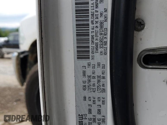 2015 Ram 2500 Tradesman с VIN 3C6UR5CL9FG708981, выставлен на аукционе Copart как лот 60325355 с пробегом 257 585 миль миль и Чистый • Clean title. История ставок и продаж доступна на DreamBid. Изображение 12.