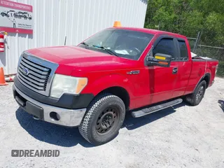 2010 Ford F-150 XL with VIN 1FTEX1E8XAFB25494, listed as a IAAI auction lot 42048597 with 245,054 mi miles. Bid and sale history available at carsss.com. Image 2.