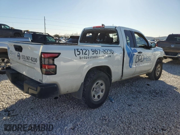 2024 Nissan Frontier S with VIN 1N6ED1CL6RN656660, listed as a Copart auction lot 85485104 with 26,139 mi miles and Salvage title. Bid and sale history available at DreamBid. Image 3.