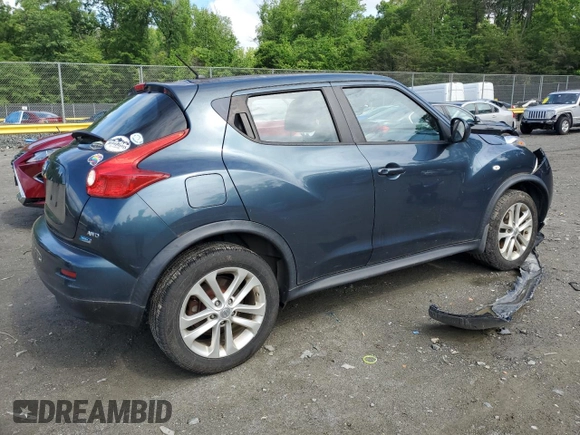 2013 Nissan Juke Nismo with VIN JN8AF5MV1DT223775, listed as a Copart auction lot 57104105 with 126,091 mi miles and Salvage title. Bid and sale history available at DreamBid. Image 3.