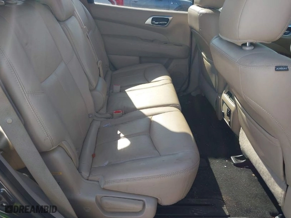 2016 Nissan Pathfinder S with VIN 5N1AR2MN0GC619343, listed as a IAAI auction lot 41692197 with 63439 miles. Bid and sale history available at carsss.com. Image 8.