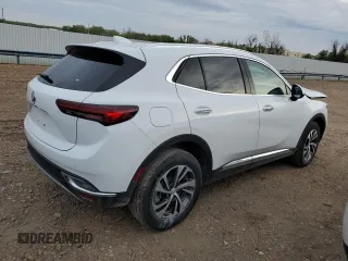 2023 Buick Envision Essence with VIN LRBFZPR4XPD229155, listed as a Copart auction lot 50412484 with 869 mi miles and Salvage Title. Bid and sale history available at carsss.com. Image 3.