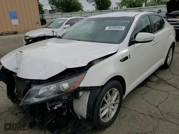 2013 Kia Optima LX z VIN KNAGM4A79D5327301, wystawiony jako Copart lot #55595565 z przebiegiem 100 366 mil mil oraz Szkoda całkowita • Salvage title. Historia ofert i sprzedaży dostępna na DreamBid. Obrazek 13.