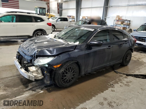 2016 Honda Civic Sedan LX with VIN 19XFC2F54GE093154, listed as a Copart auction lot 45048175 with 119,333 mi miles and Salvage Title. Bid and sale history available at carsss.com. Image 1.