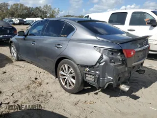 2017 Infiniti Q50 2.0t Sport with VIN JN1CV7AR8HM681049, listed as a Copart auction lot 78521374 with 177,766 mi miles and Non Repairable. Bid and sale history available at carsss.com. Image 2.