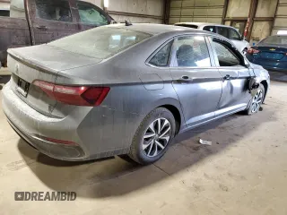 2023 Volkswagen Jetta S with VIN 3VW4M7BU7PM026209, listed as a Copart auction lot 83806134 with 9,427 mi miles and Salvage title. Bid and sale history available at DreamBid. Image 3.