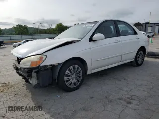 2008 Kia Spectra EX with VIN KNAFE122885580609, listed as a Copart auction lot 54198115 with Not Provided miles and Salvage Title. Bid and sale history available at DreamBid. Image 1.