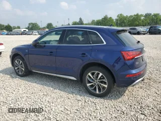 2022 Audi Q5 S line Premium with VIN WA1GAAFY6N2071689, listed as a Copart auction lot 59636025 with 19,969 mi miles and Salvage title. Bid and sale history available at DreamBid. Image 2.