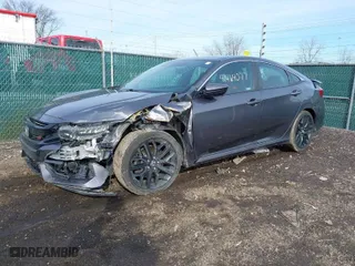 2020 Honda Civic Si Sedan with VIN 2HGFC1E55LH701257, listed as a IAAI auction lot 41464077 with 47,329 mi miles. Bid and sale history available at carsss.com. Image 2.