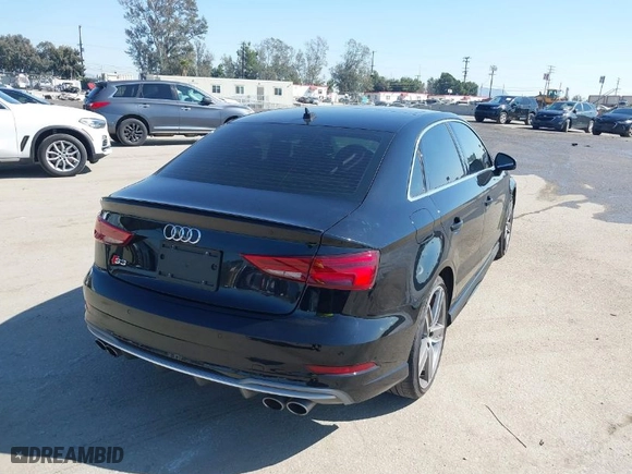 2020 Audi S3 Sedan S line Premium Plus with VIN WAUE1GFF4LA006872, listed as a IAAI auction lot 41657126 with NaN miles. Bid and sale history available at carsss.com. Image 4.