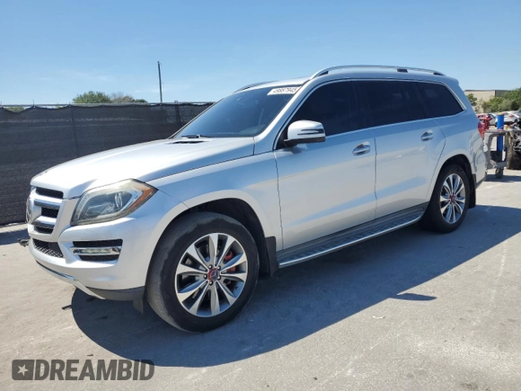 2013 Mercedes-Benz GL-Class GL 450 with VIN 4JGDF7CE3DA129863, listed as a Copart auction lot 49887945 with 123,899 mi miles and Salvage Title. Bid and sale history available at carsss.com. Image 1.