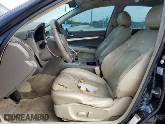 2008 Infiniti G35 x with VIN JNKBV61F58M269260, listed as a Copart auction lot 75650784 with 230,968 mi miles and Salvage Title. Bid and sale history available at DreamBid. Image 7.